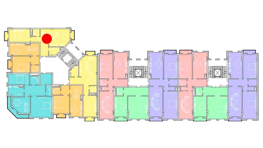 2-комнатная квартира 79 м²  2/2 этаж