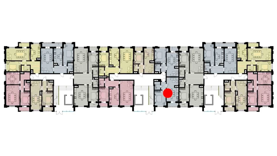 1-комнатная квартира 48.8 м²  7/7 этаж