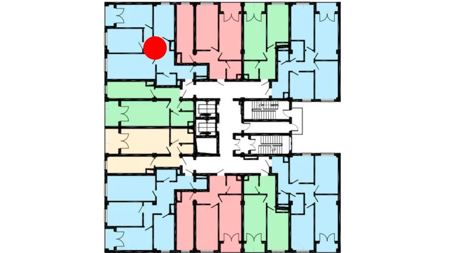 3-комнатная квартира 87.8 м²  11/11 этаж