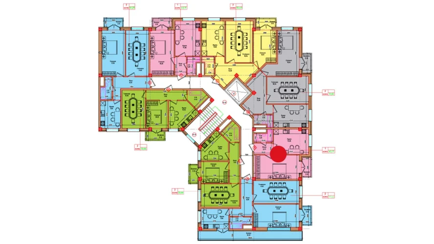 1-xonali xonadon 40.05 m²  2/2 qavat