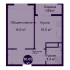 1-body.ApartmentCard.комнатная квартира 36.65 body.ApartmentCard.м²  7/7 body.ApartmentCard.этаж