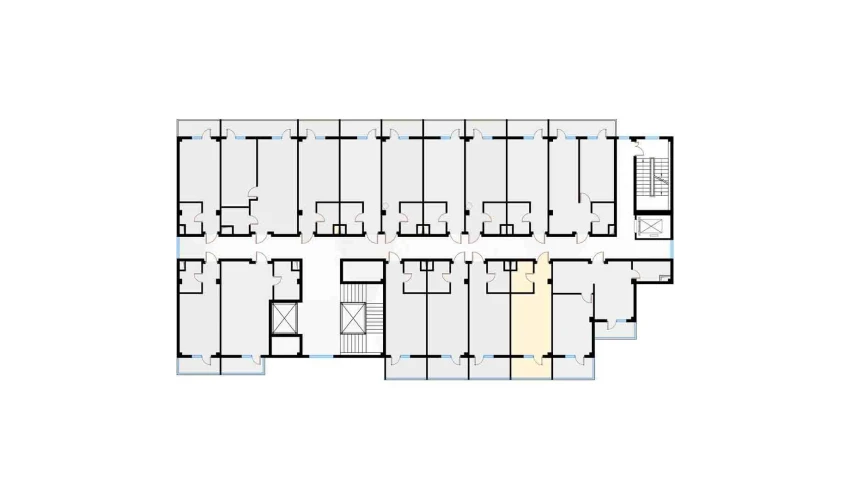 1-xonali xonadon 29.92 m²  3/7 qavat | Bochka Resort Turar-joy majmuasi