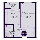 1-body.ApartmentCard.комнатная квартира 36.65 body.ApartmentCard.м²  5/5 body.ApartmentCard.этаж