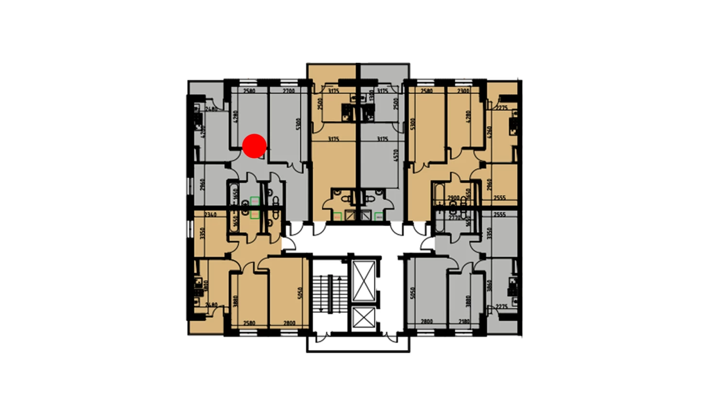 3-комнатная квартира 62.02 м²  10/10 этаж