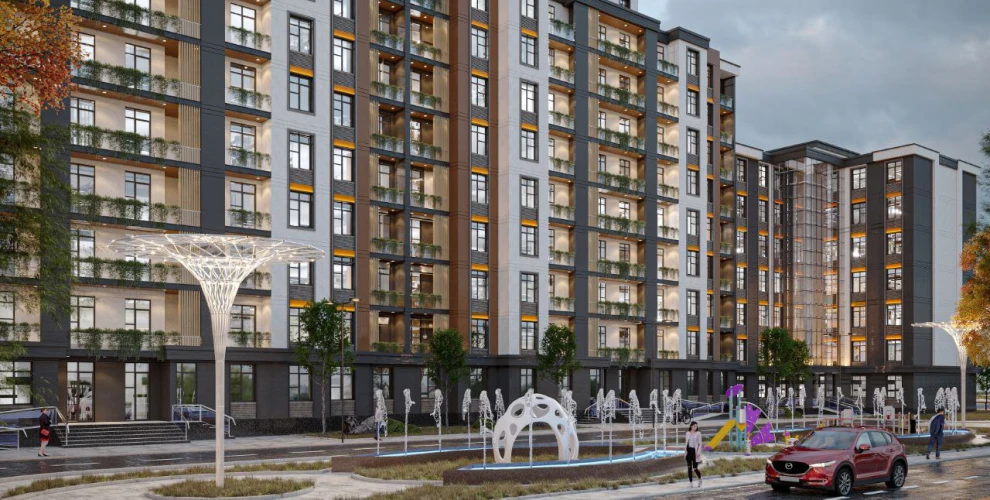 4-комнатная квартира 116.4 м²  10/10 этаж