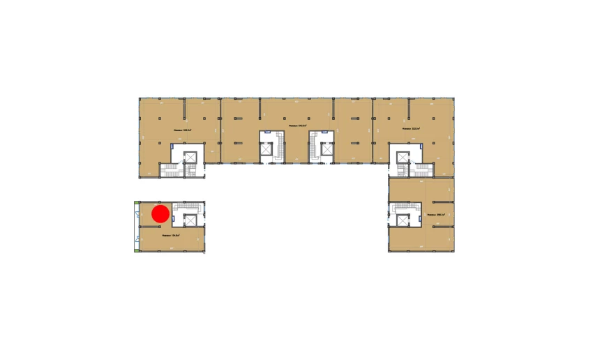 1-комнатная квартира 154.8 м²  1/1 этаж