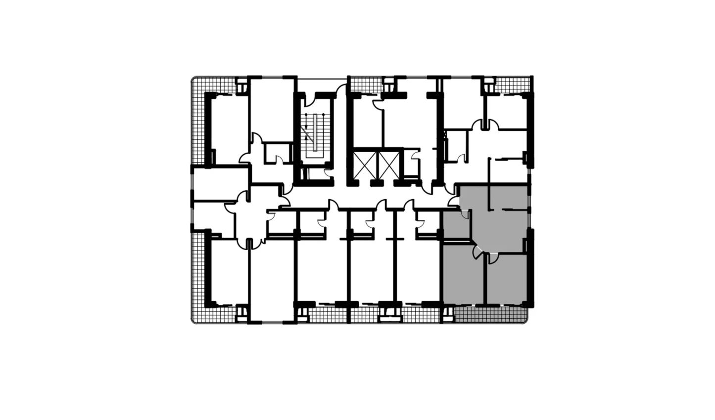 3-xonali xonadon 72.1 m²  5/5 qavat