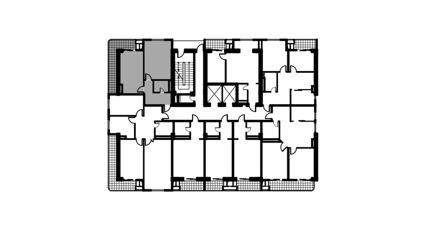 2-комнатная квартира 60.9 м²  8/8 этаж