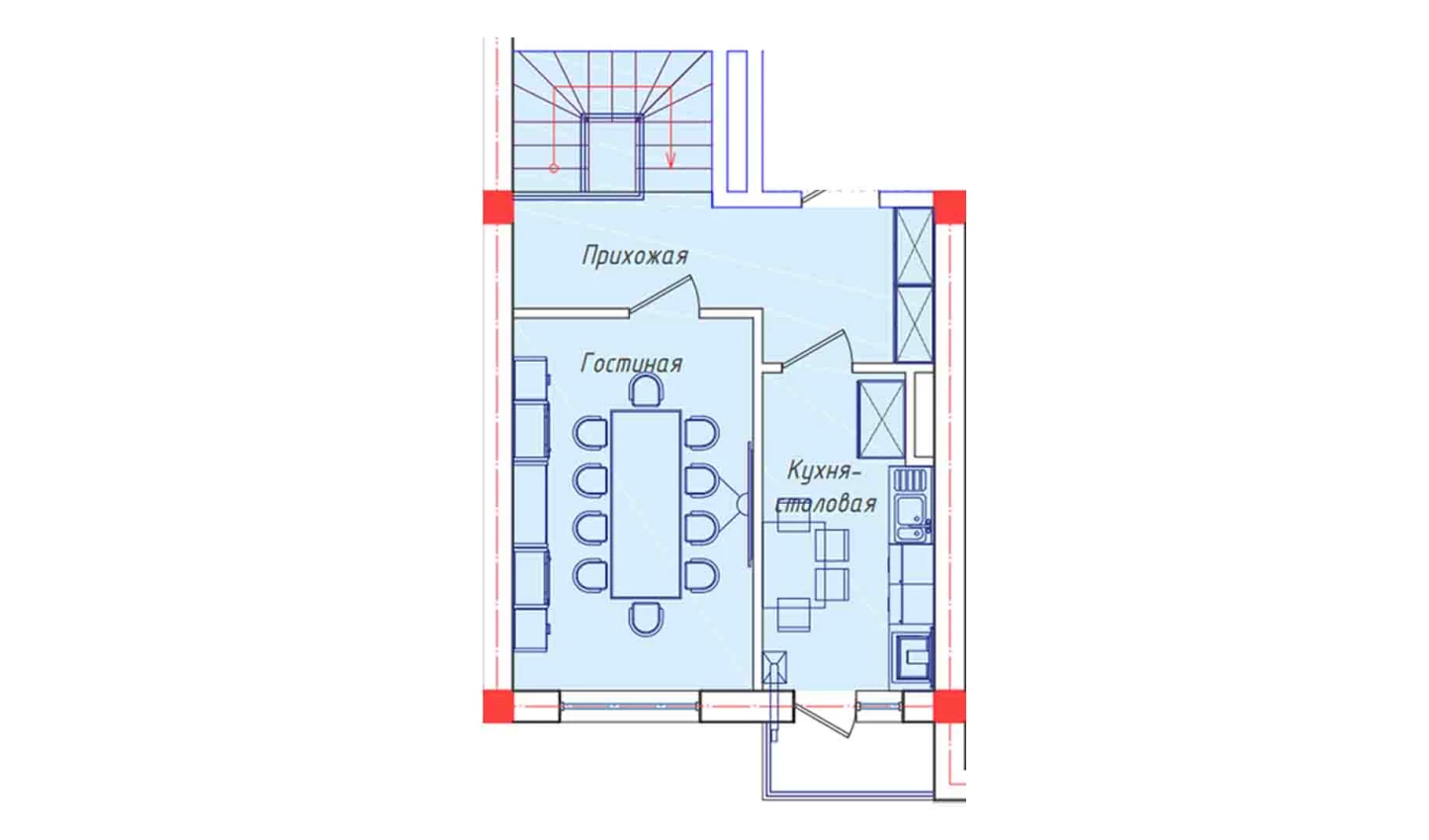 3-комнатная квартира 80.33 м²  7/7 этаж