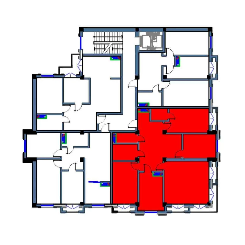 4-комнатная квартира 120 м²  4/4 этаж