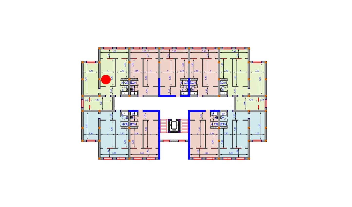 3-комнатная квартира 99 м²  1/1 этаж