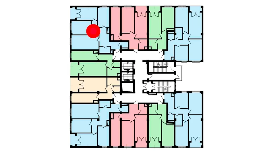 3-комнатная квартира 87.8 м²  8/8 этаж