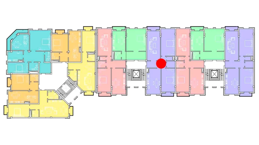 4-комнатная квартира 133 м²  2/2 этаж