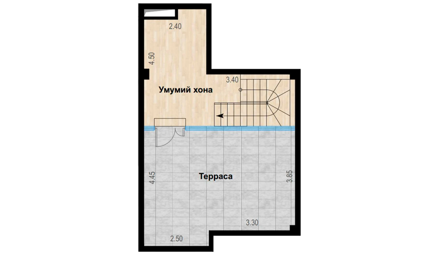 1-комн. квартира 81.47 м²  7/7 этаж | Жилой комплекс Bochka Resort