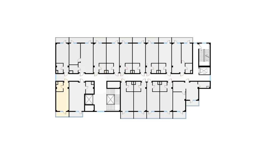 1-комнатная квартира 28.75 м²  3/7 этаж | Жилой комплекс Bochka Resort