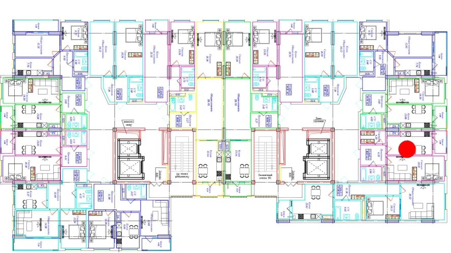 1-комнатная квартира 49.87 м²  8/8 этаж