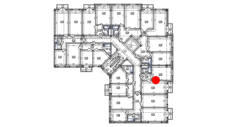 1-комнатная квартира 40.37 м²  3/3 этаж