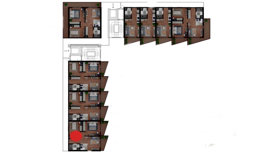 3-комнатная квартира 53.973 м²  3/3 этаж