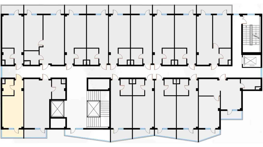 1-комн. квартира 28.75 м²  4/7 этаж | Жилой комплекс Bochka Resort