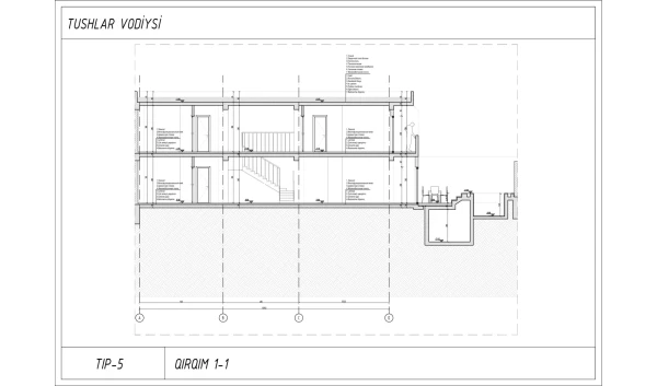 7-xonali xonadon 146.88 m²  2/4 qavat | TUSHLAR VODIYSI Turar-joy majmuasi