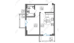 1-body.ApartmentCard.комнатная квартира 42.33 body.ApartmentCard.м²  5/5 body.ApartmentCard.этаж