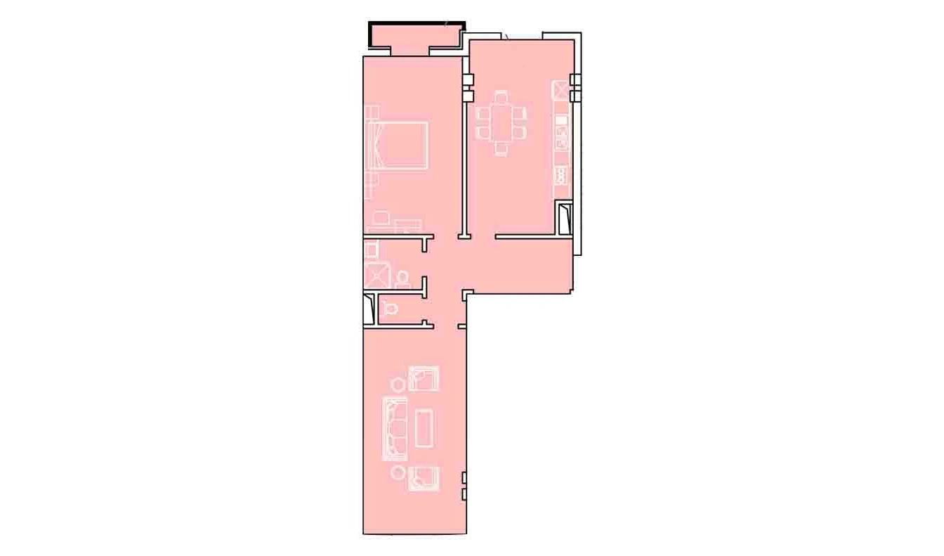 3-комнатная квартира 100.33 м²  5/5 этаж