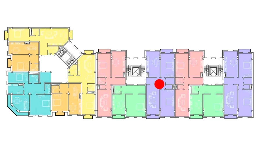 4-комнатная квартира 133 м²  7/7 этаж