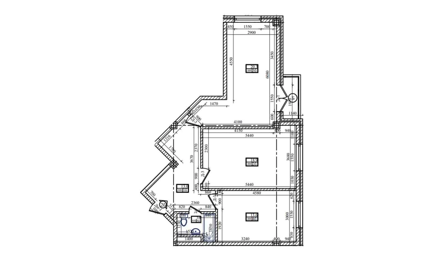 2-комнатная квартира 70.47 м²  2/2 этаж