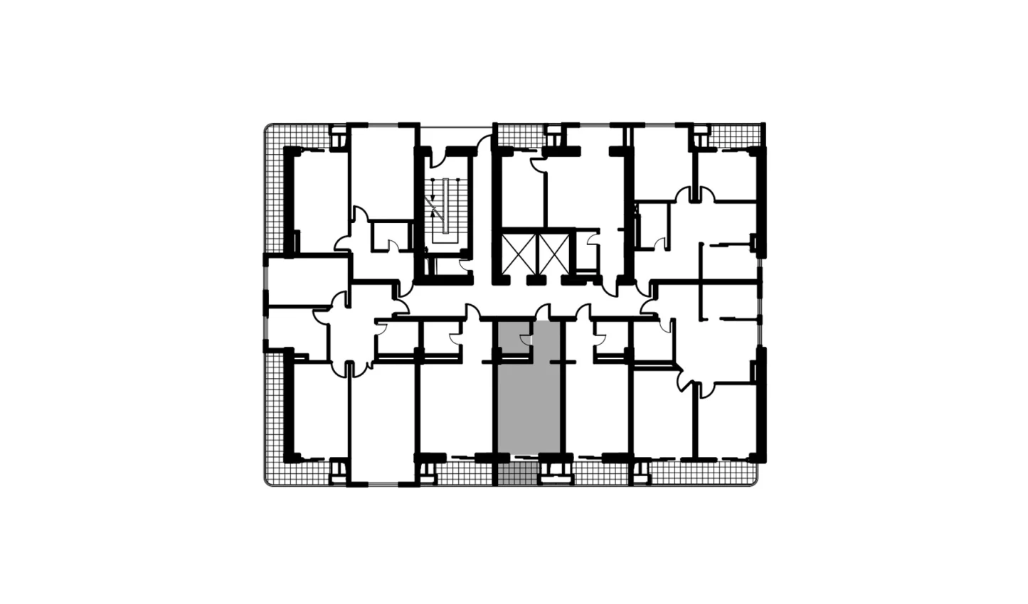 1-xonali xonadon 29.8 m²  11/11 qavat