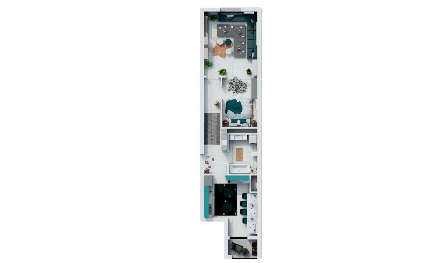 2-комнатная квартира 67.06 м²  10/10 этаж