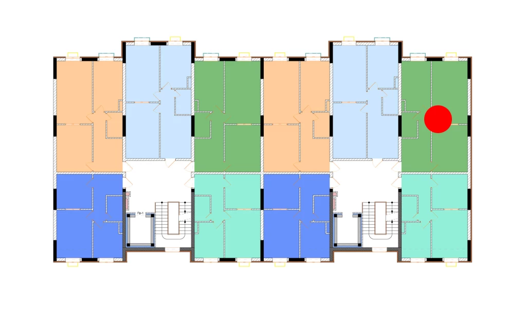 2-комнатная квартира 66.3 м²  11/11 этаж