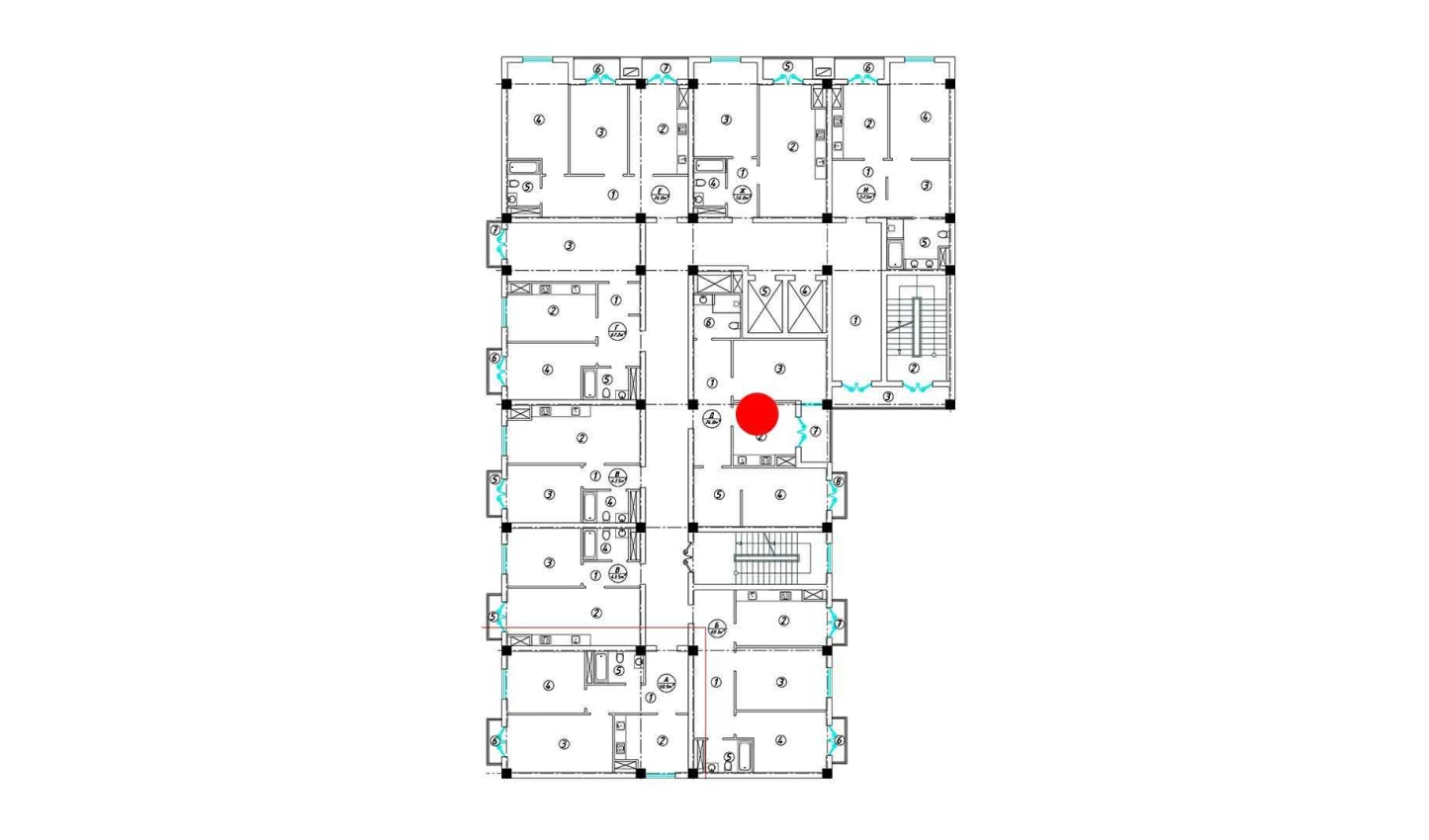 3-комнатная квартира 74.8 м²  5/5 этаж