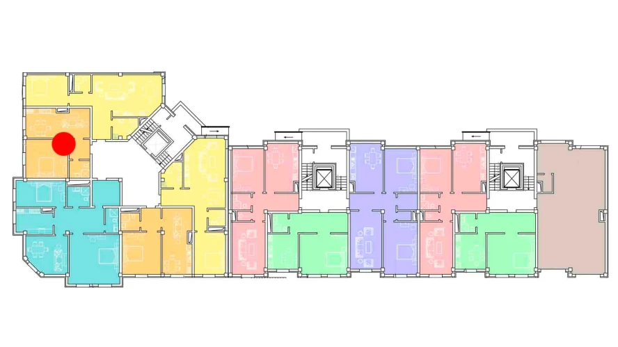 3-xonali xonadon 58.25 m²  1/1 qavat