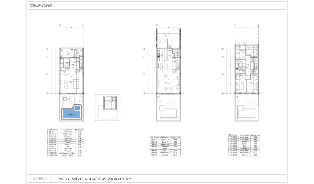 5-xonali xonadon 217.592 m²  1/1 qavat