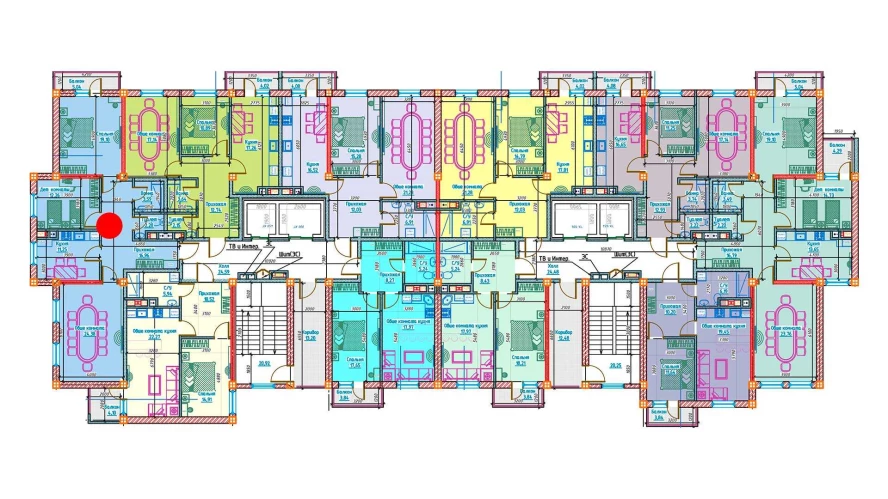 3-комнатная квартира 89.82 м²  11/11 этаж