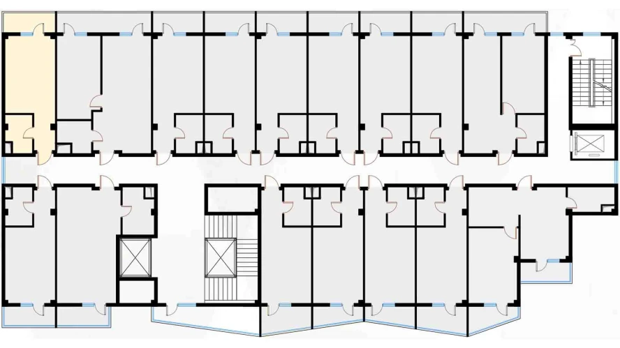 1-комн. квартира 29.08 м²  6/7 этаж | Жилой комплекс Bochka Resort