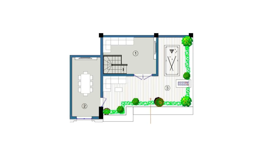 2-xonali xonadon 137.5 m²  9/9 qavat | FLORYA RESIDENCE Turar-joy majmuasi