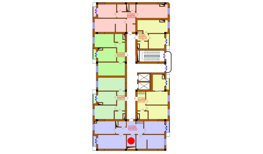 3-комнатная квартира 102.56 м²  3/12 этаж | Жилой комплекс Aviasozlar Plaza