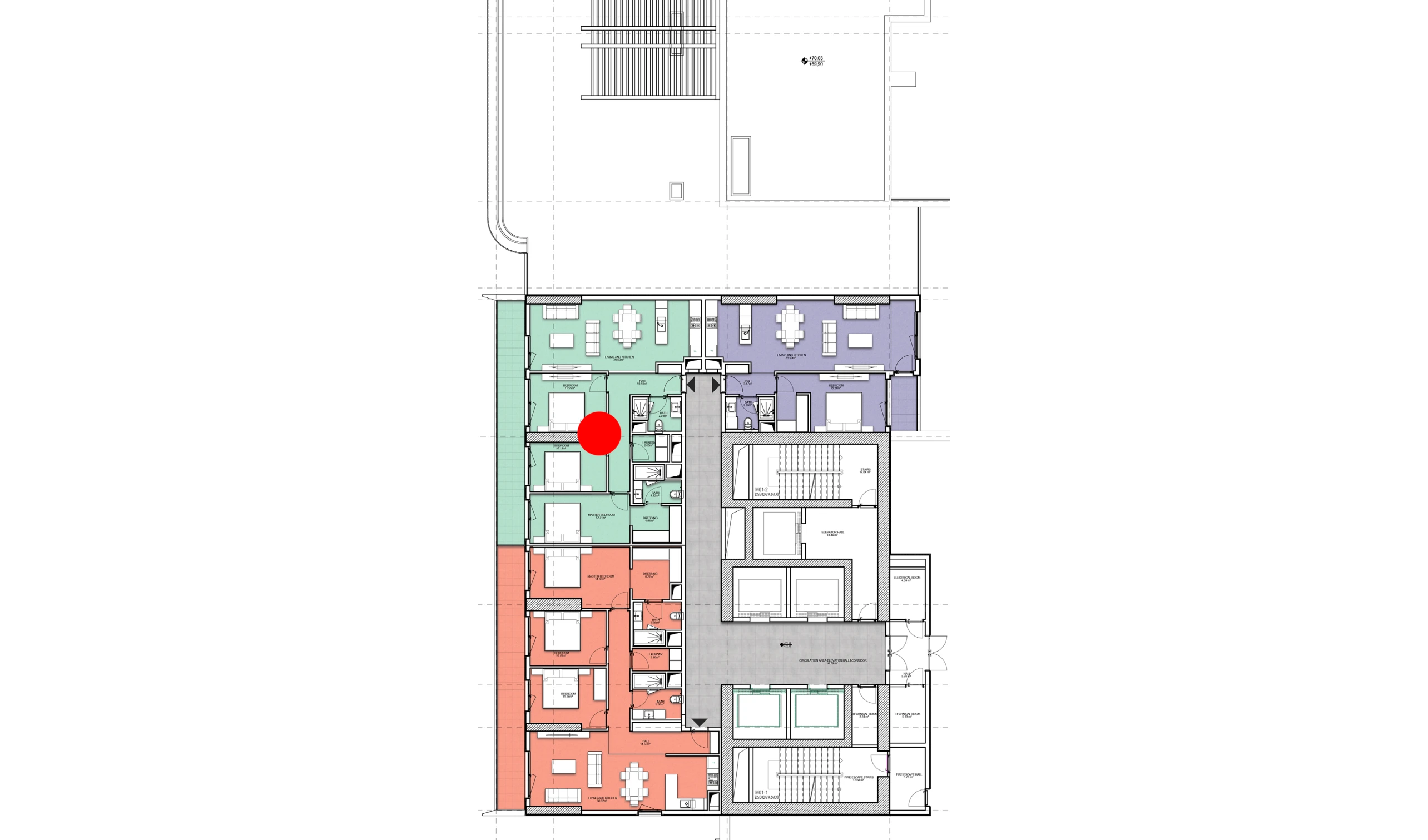 4-комнатная квартира 112.73 м²  23/23 этаж