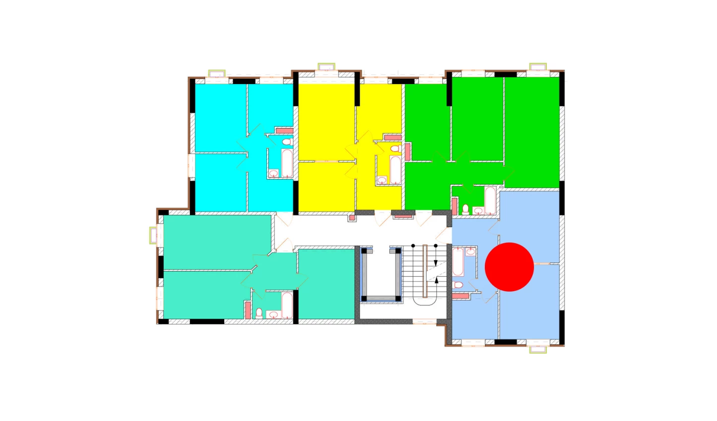 2-xonali xonadon 50.3 m²  1/1 qavat