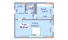 1-body.ApartmentCard.комнатная квартира 50.01 body.ApartmentCard.м²  1/1 body.ApartmentCard.этаж