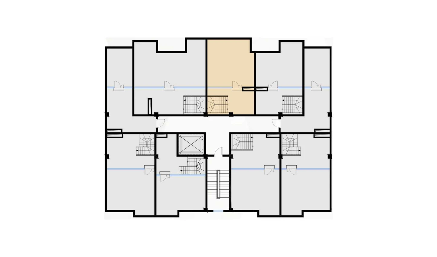 2-xonali xonadon 88.5 m²  7/7 qavat | Bochka Resort Turar-joy majmuasi