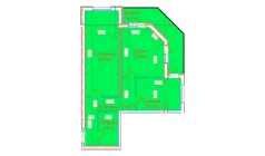 2-комн. квартира 79.5 м²  5/16 этаж | Жилой комплекс DO'MBIROBOD RESIDENCE