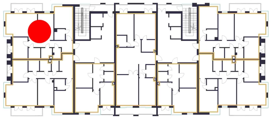 3-xonali xonadon 92.61 m²  10/10 qavat