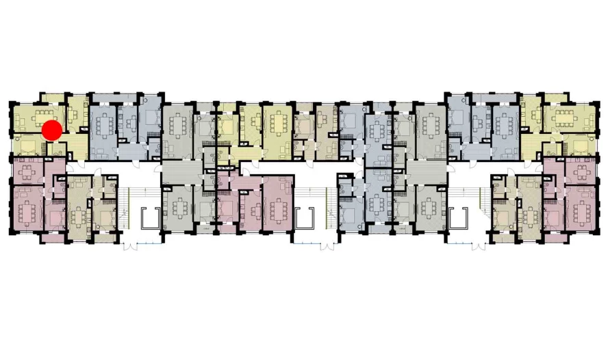 2-комнатная квартира 69.95 м²  2/2 этаж