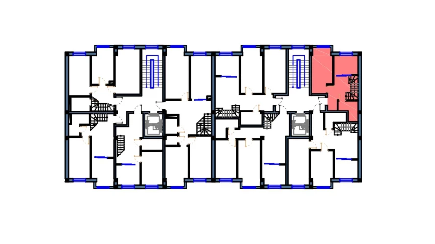 1-xonali xonadon 39 m²  1/1 qavat