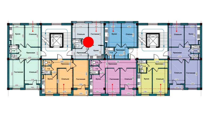 2-xonali xonadon 48 m²  2/2 qavat