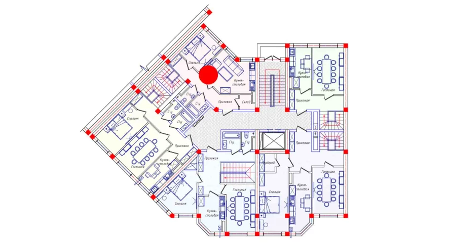 3-комнатная квартира 115.4 м²  1/1 этаж