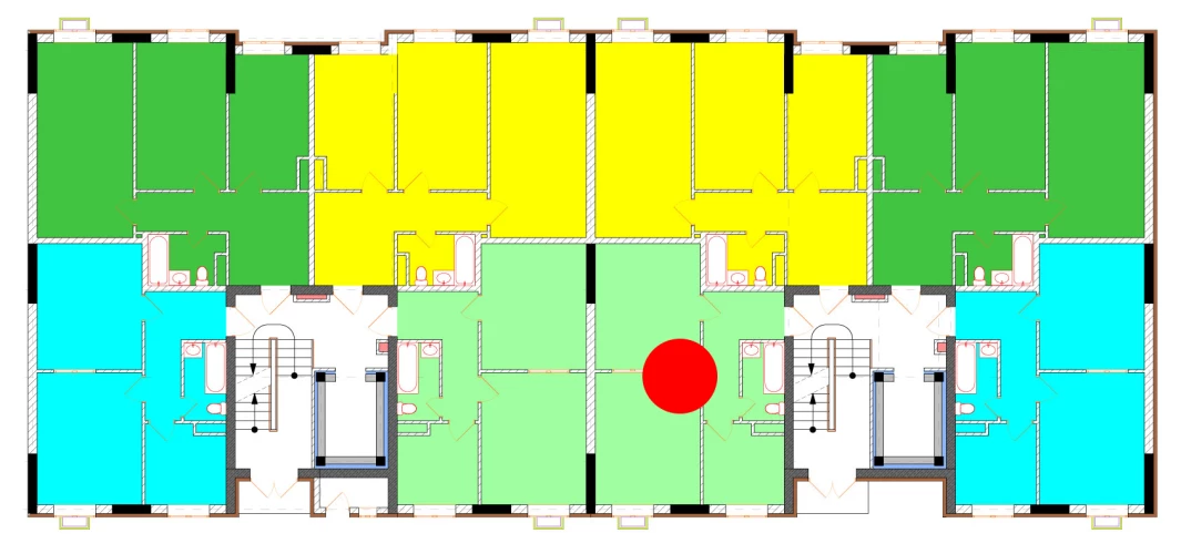 2-комнатная квартира 50.3 м²  1/1 этаж