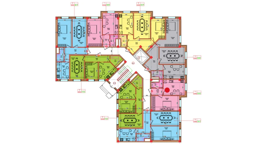 1-xonali xonadon 40.05 m²  1/1 qavat